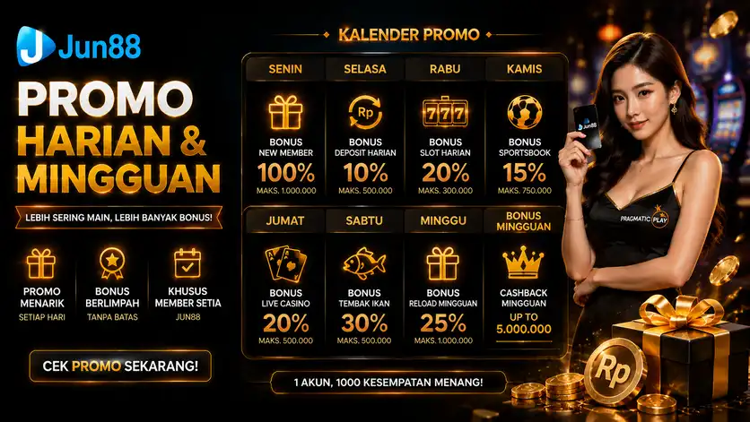 Promo Harian dan Mingguan Jun88